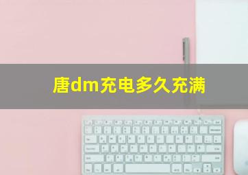 唐dm充电多久充满