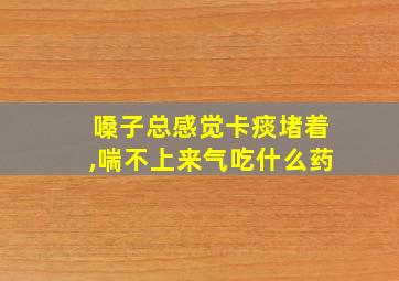 嗓子总感觉卡痰堵着,喘不上来气吃什么药