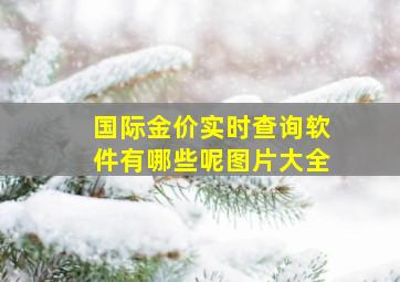 国际金价实时查询软件有哪些呢图片大全