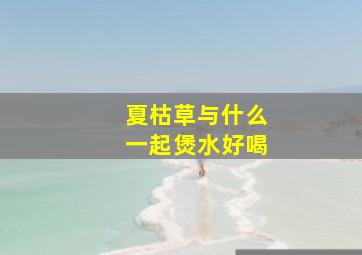 夏枯草与什么一起煲水好喝