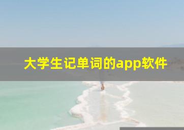 大学生记单词的app软件