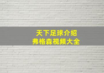 天下足球介绍弗格森视频大全