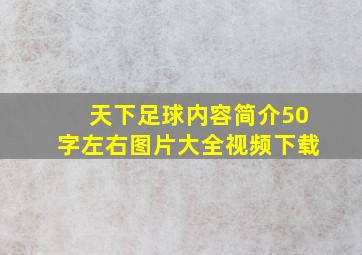 天下足球内容简介50字左右图片大全视频下载