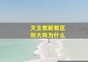 天主教新教区别大吗为什么