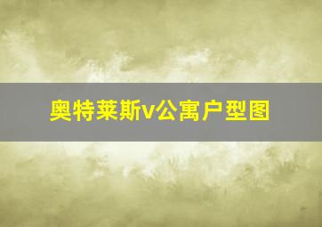 奥特莱斯v公寓户型图