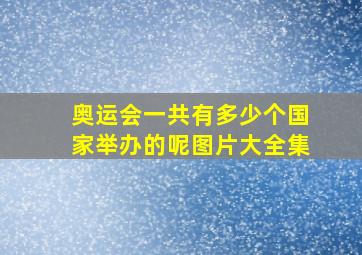 奥运会一共有多少个国家举办的呢图片大全集