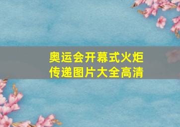 奥运会开幕式火炬传递图片大全高清