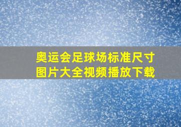 奥运会足球场标准尺寸图片大全视频播放下载