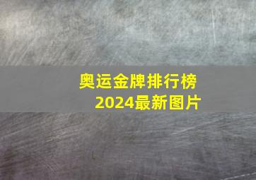 奥运金牌排行榜2024最新图片