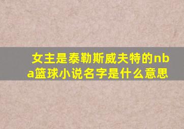 女主是泰勒斯威夫特的nba篮球小说名字是什么意思