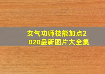 女气功师技能加点2020最新图片大全集