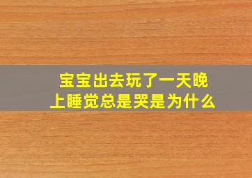 宝宝出去玩了一天晚上睡觉总是哭是为什么