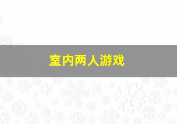 室内两人游戏