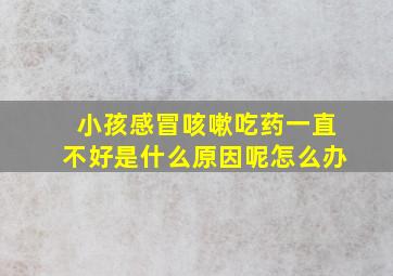 小孩感冒咳嗽吃药一直不好是什么原因呢怎么办