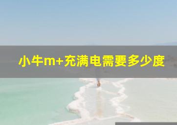 小牛m+充满电需要多少度