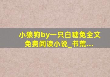 小狼狗by一只白糖兔全文免费阅读小说_书荒...