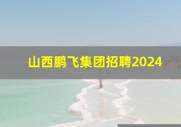 山西鹏飞集团招聘2024