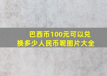 巴西币100元可以兑换多少人民币呢图片大全