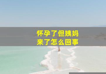 怀孕了但姨妈来了怎么回事