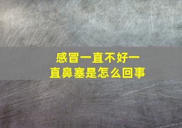 感冒一直不好一直鼻塞是怎么回事