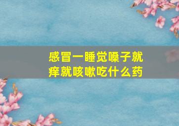 感冒一睡觉嗓子就痒就咳嗽吃什么药