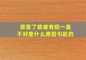 感冒了咳嗽有痰一直不好是什么原因引起的