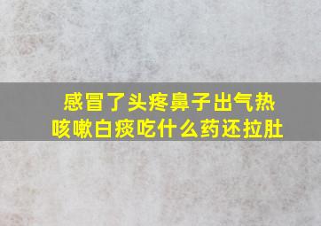 感冒了头疼鼻子出气热咳嗽白痰吃什么药还拉肚