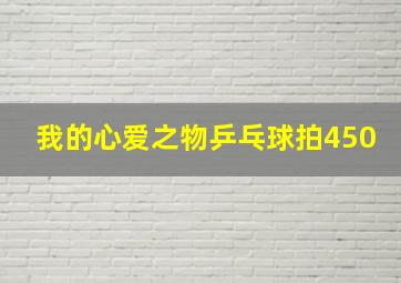 我的心爱之物乒乓球拍450