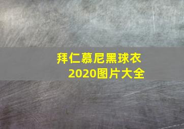 拜仁慕尼黑球衣2020图片大全