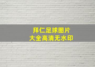 拜仁足球图片大全高清无水印