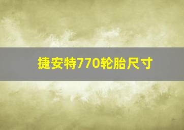 捷安特770轮胎尺寸