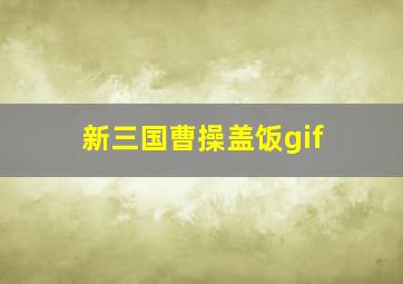 新三国曹操盖饭gif