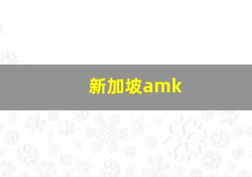 新加坡amk