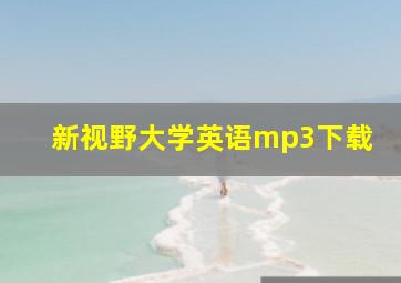 新视野大学英语mp3下载