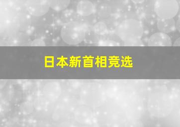 日本新首相竞选