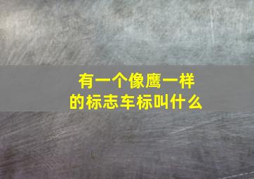 有一个像鹰一样的标志车标叫什么