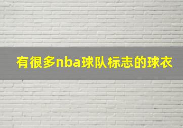 有很多nba球队标志的球衣