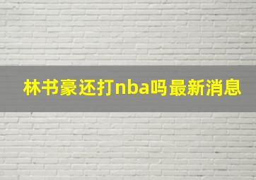 林书豪还打nba吗最新消息