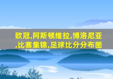 欧冠,阿斯顿维拉,博洛尼亚,比赛集锦,足球比分分布图