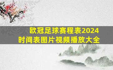 欧冠足球赛程表2024时间表图片视频播放大全