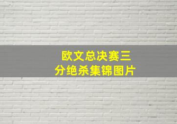 欧文总决赛三分绝杀集锦图片