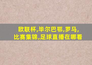 欧联杯,毕尔巴鄂,罗马,比赛集锦,足球直播在哪看