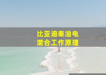 比亚迪秦油电混合工作原理