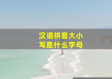 汉语拼音大小写是什么字母