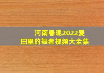 河南春晚2022麦田里的舞者视频大全集