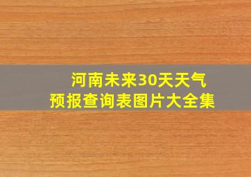 河南未来30天天气预报查询表图片大全集