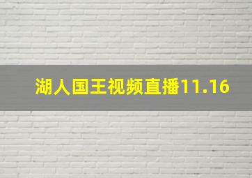 湖人国王视频直播11.16