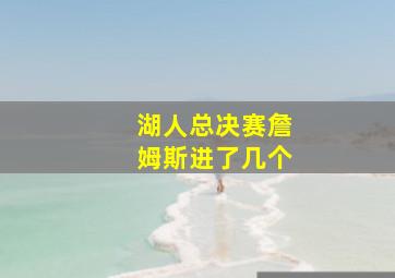 湖人总决赛詹姆斯进了几个