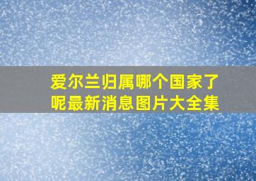 爱尔兰归属哪个国家了呢最新消息图片大全集