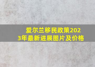 爱尔兰移民政策2023年最新进展图片及价格